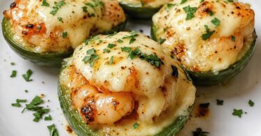 Jalapeños Farcis aux Crevettes Cajun Gratinés