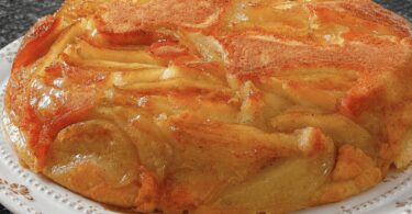 Tarte aux Pommes Caramélisées à la Poêle (Sans Four)