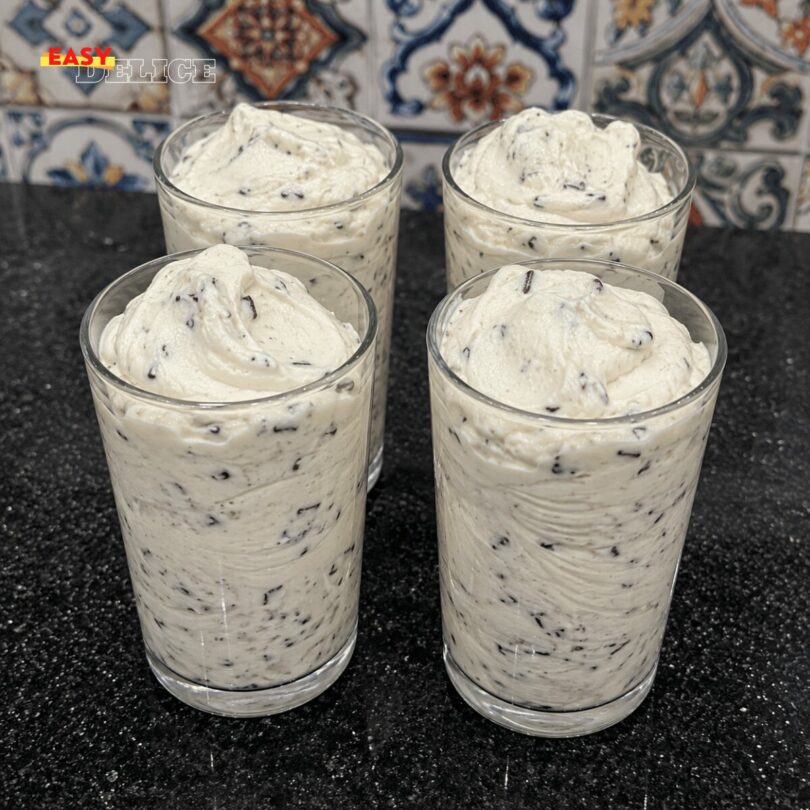 Mousse Chantilly aux Vermicelles de Chocolat