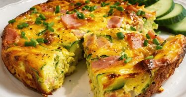 Flan de Courgettes au Jambon