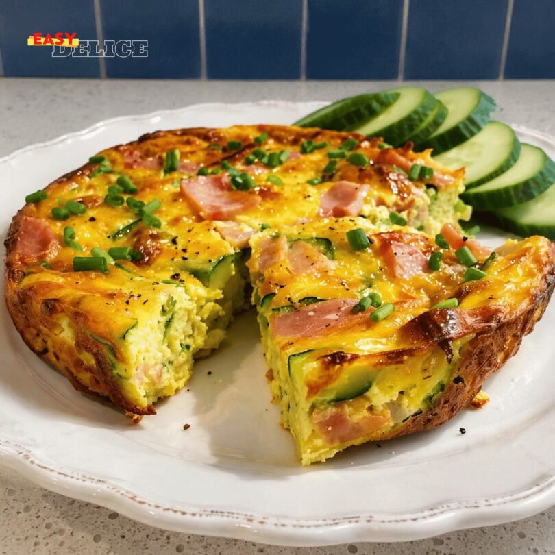 Flan de Courgettes au Jambon