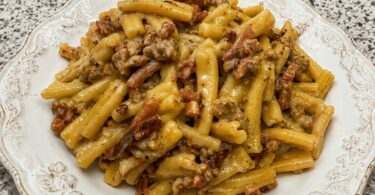 Pâtes Crémeuses au Speck