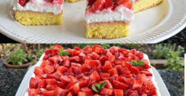 Gâteau Frais aux Fraises et à la Crème