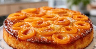 Gâteau Renversé aux Abricots Caramélisés