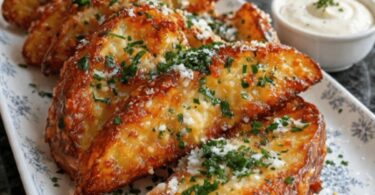 Pommes de Terre Rôties Croustillantes Ail & Parmesan