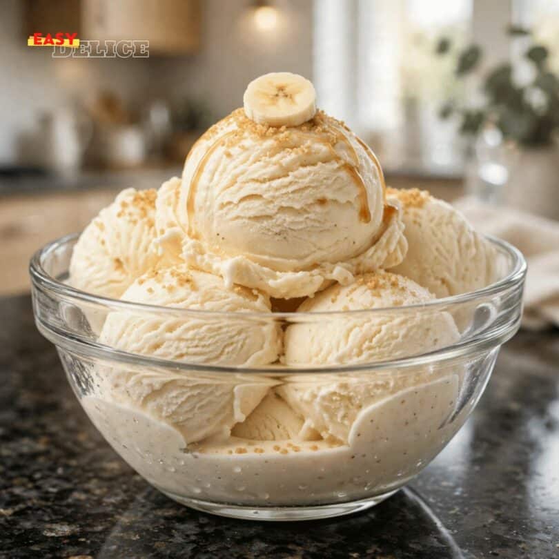 Crème Glacée à la Banane Maison
