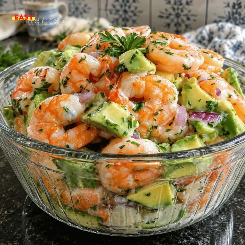 Salade Healthy de Crevettes & Avocat : la Recette Fraîche, Riche en Protéines et Prête en 20 Minutes 🥑🦐