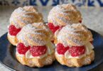 Choux Craquelin aux Framboises