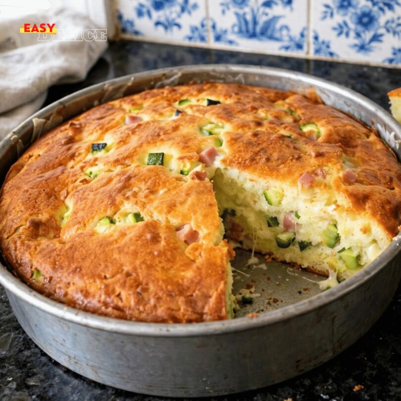 Gâteau Salé Moelleux aux Courgettes