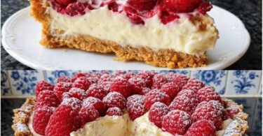 Tarte aux Framboises Sans Cuisson