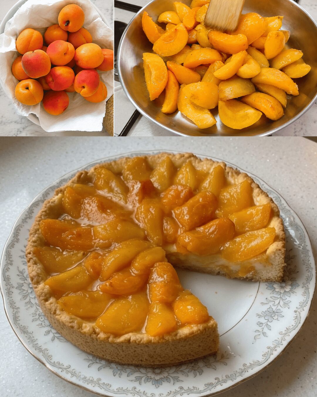Tarte aux Abricots & Crème Pâtissière 