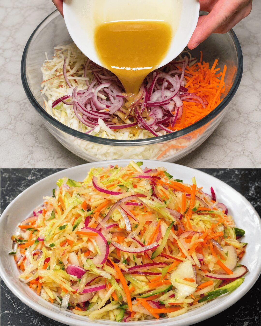Salade Croquante au Chou et à la Pomme