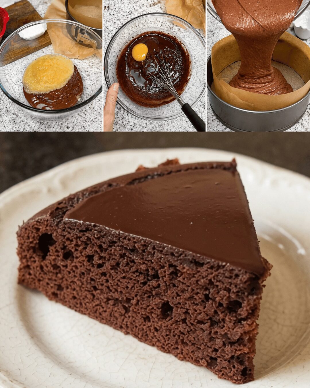 Gâteau au Chocolat Sans Sucre