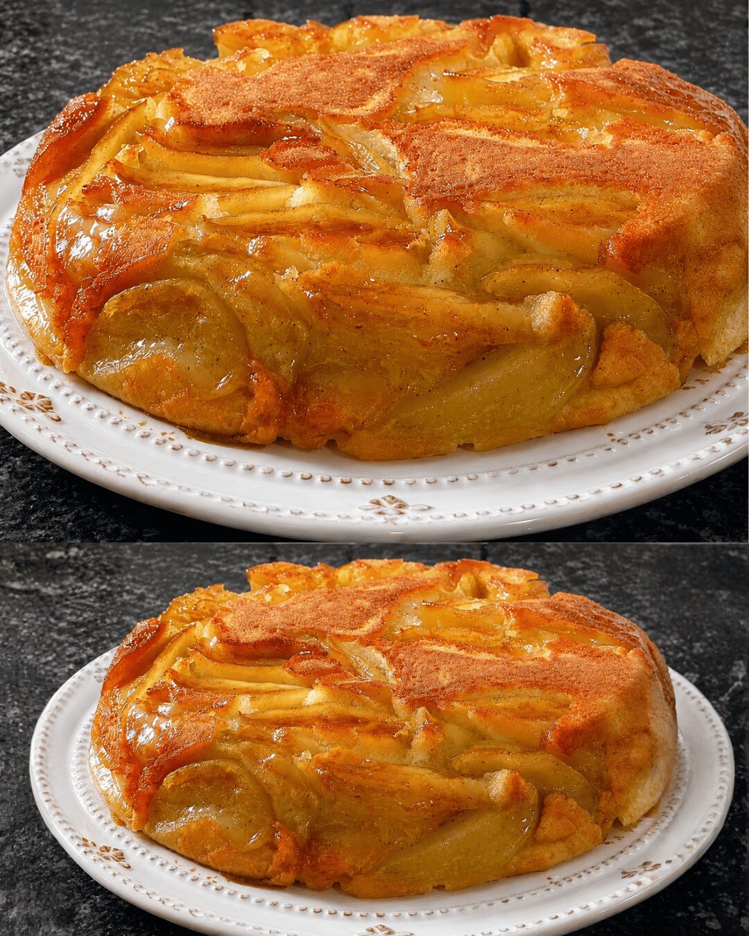 Tarte aux Pommes Caramélisées à la Poêle (Sans Four)