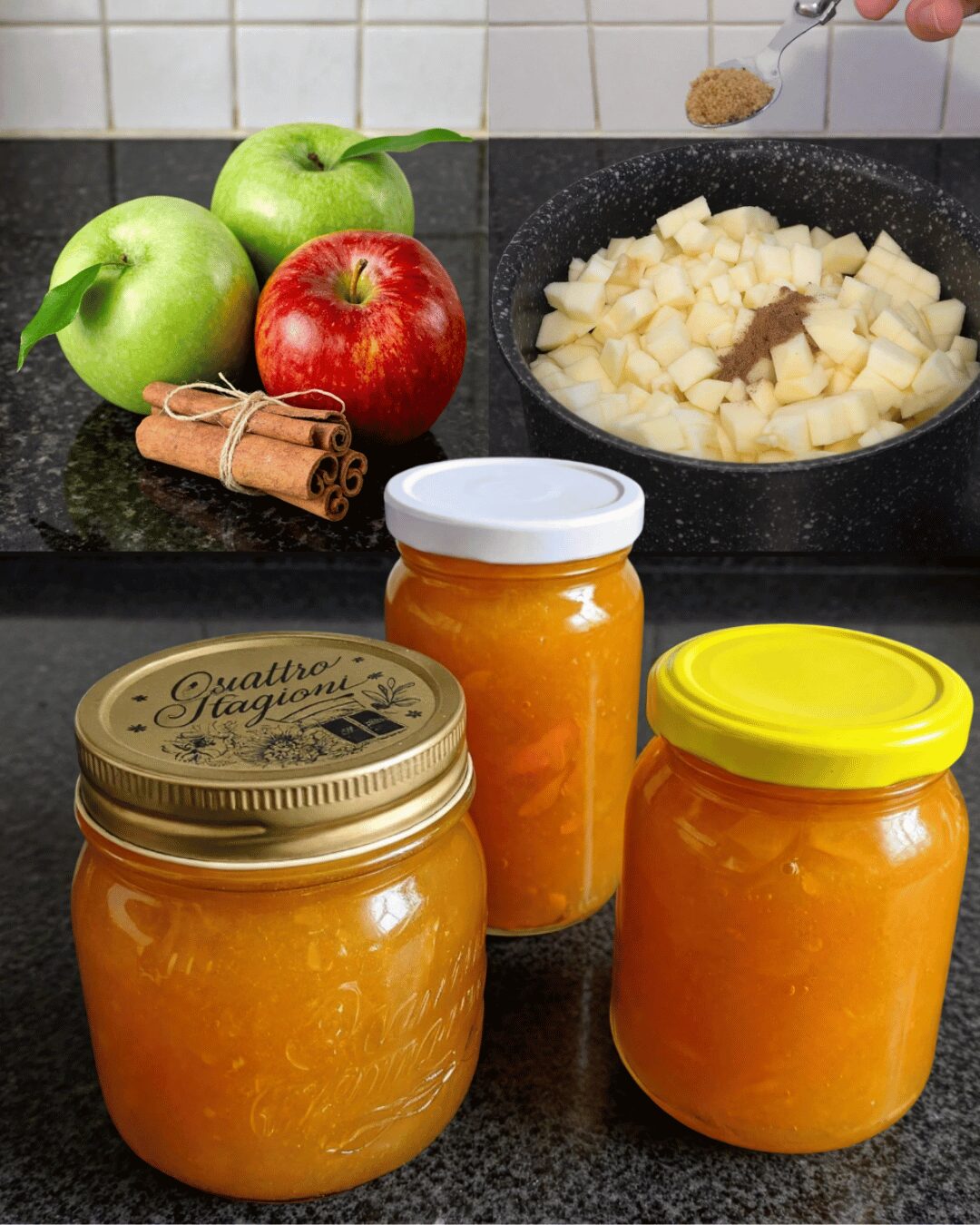 Confiture de Pommes à la Cannelle