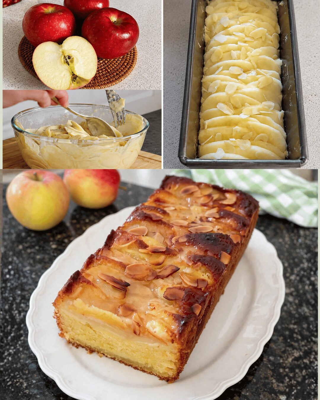 Gâteau Fondant aux Pommes