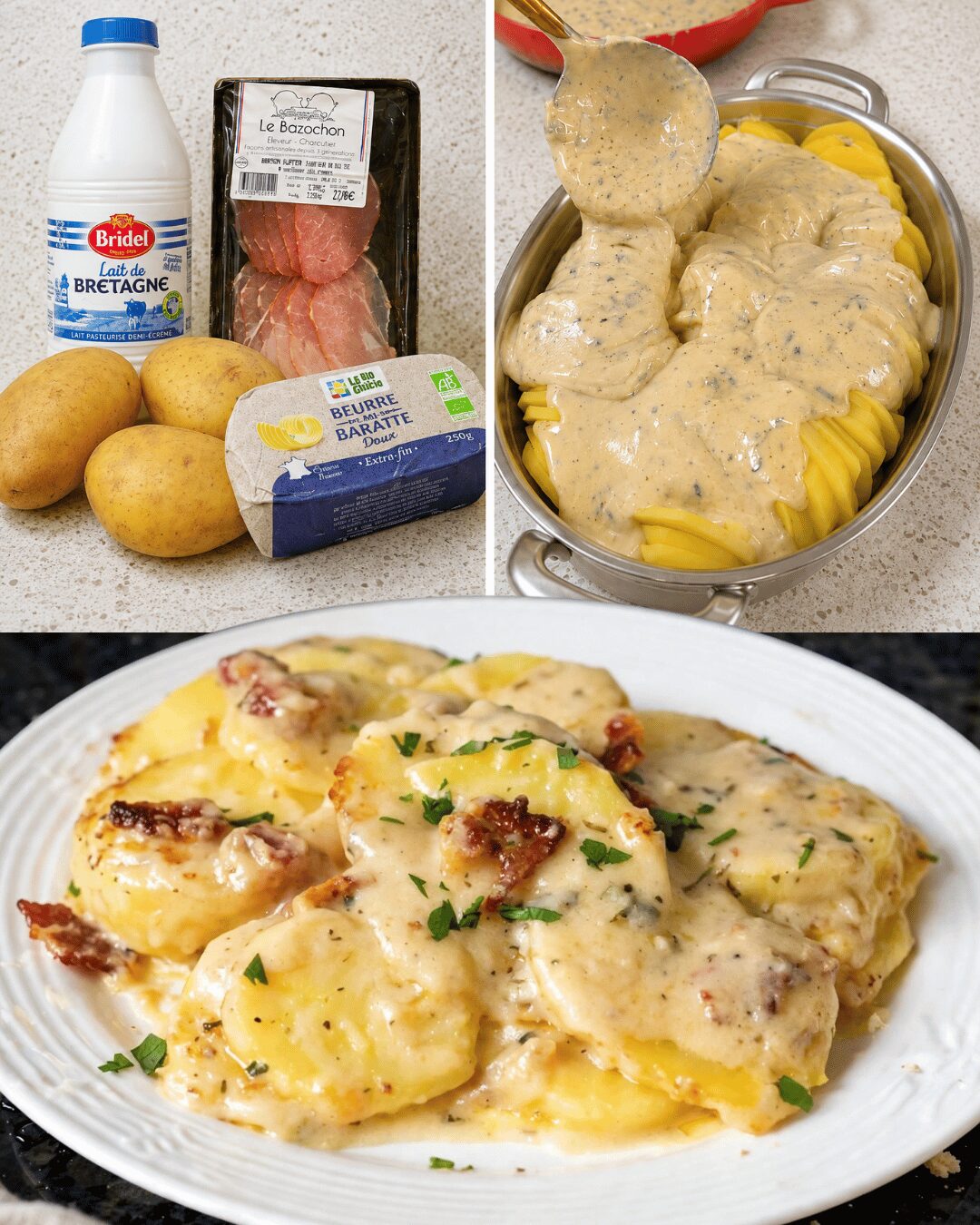 Gratin Dauphinois au Bacon
