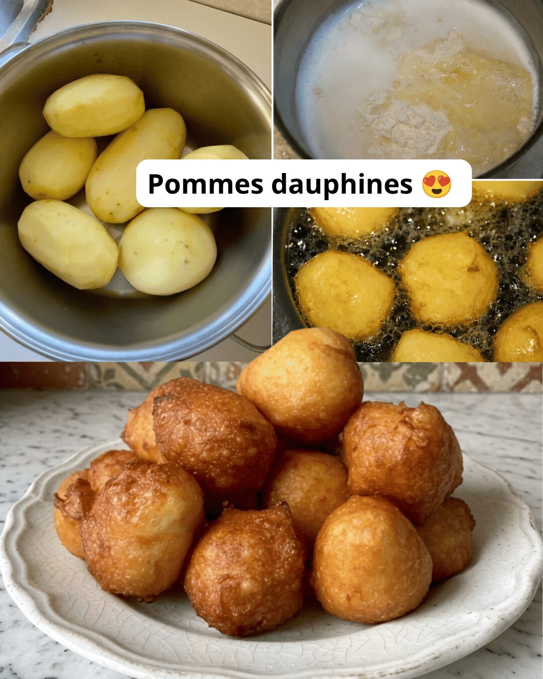 Pommes Dauphines Maison