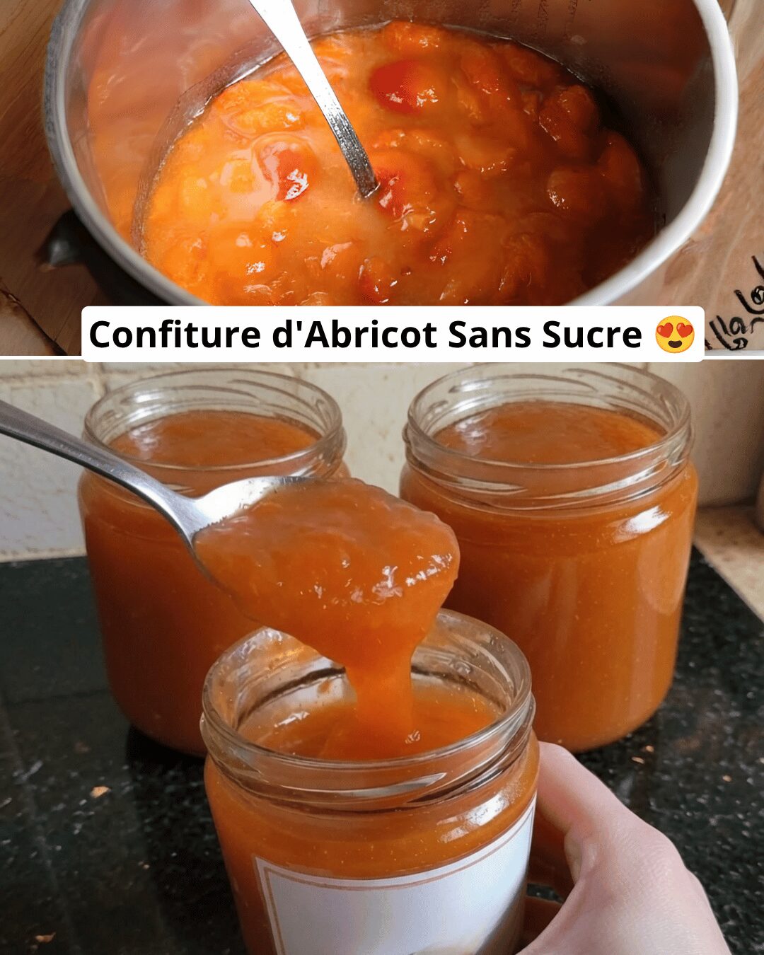 Confiture d'Abricot Sans Sucre