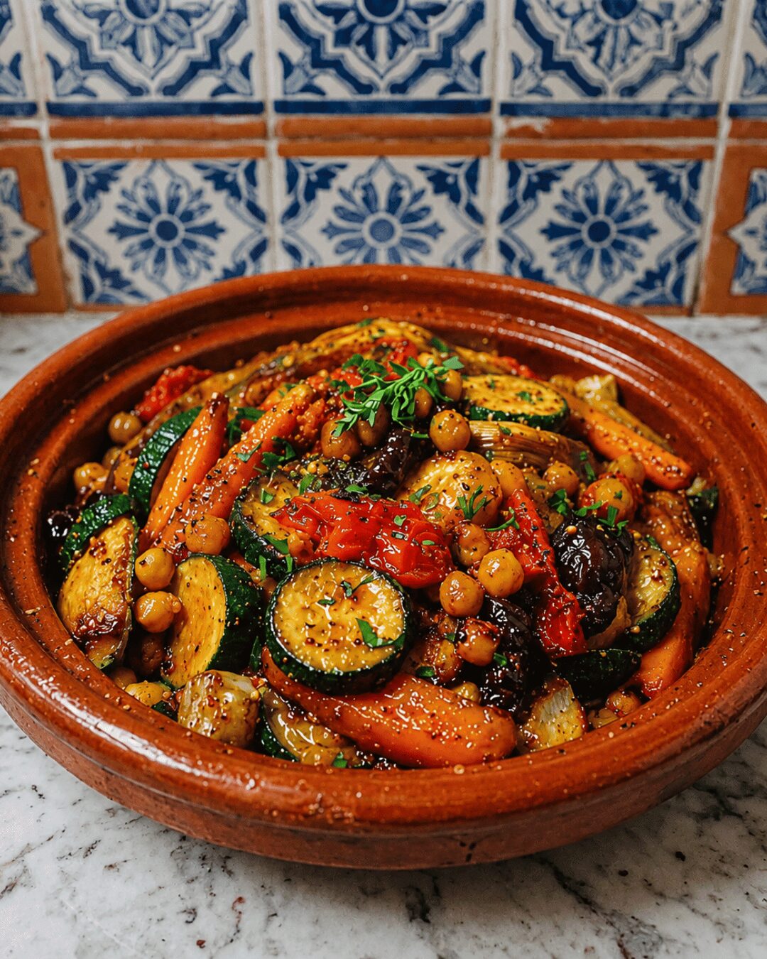 Tajine d'Été de Légumes Rôtis