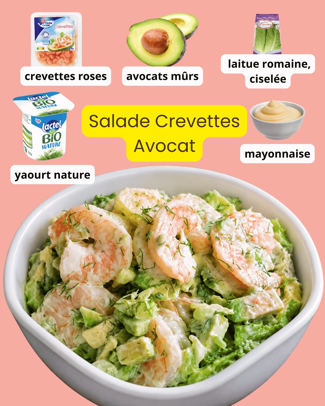 Salade Crevettes Avocat