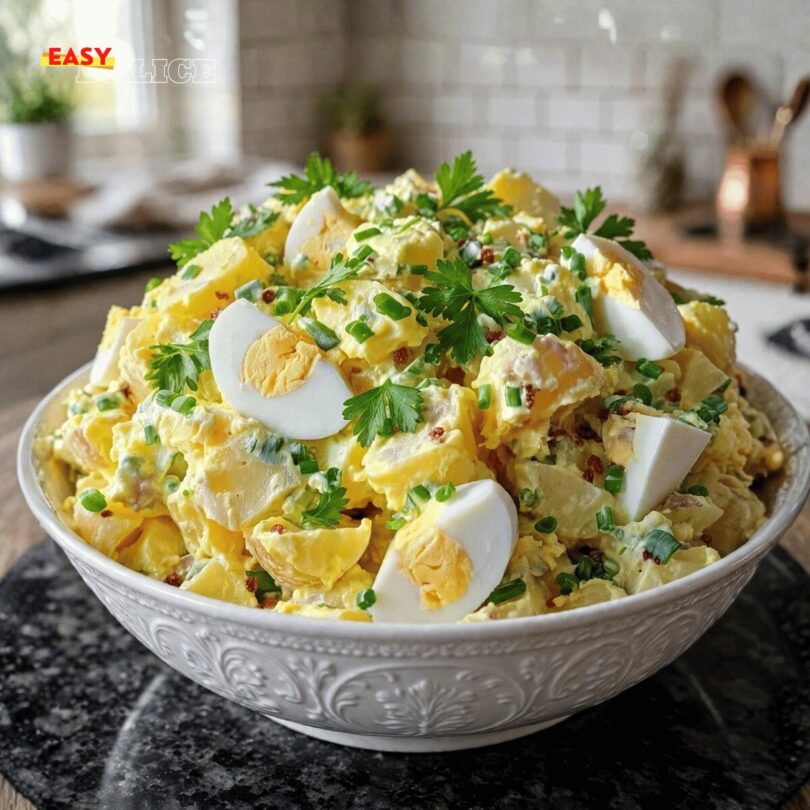 Salade de Pommes de Terre Crémeuse aux Œufs