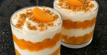 Verrines Abricot & Crème Vanillée Sans Cuisson : Fraîches et Fruitées