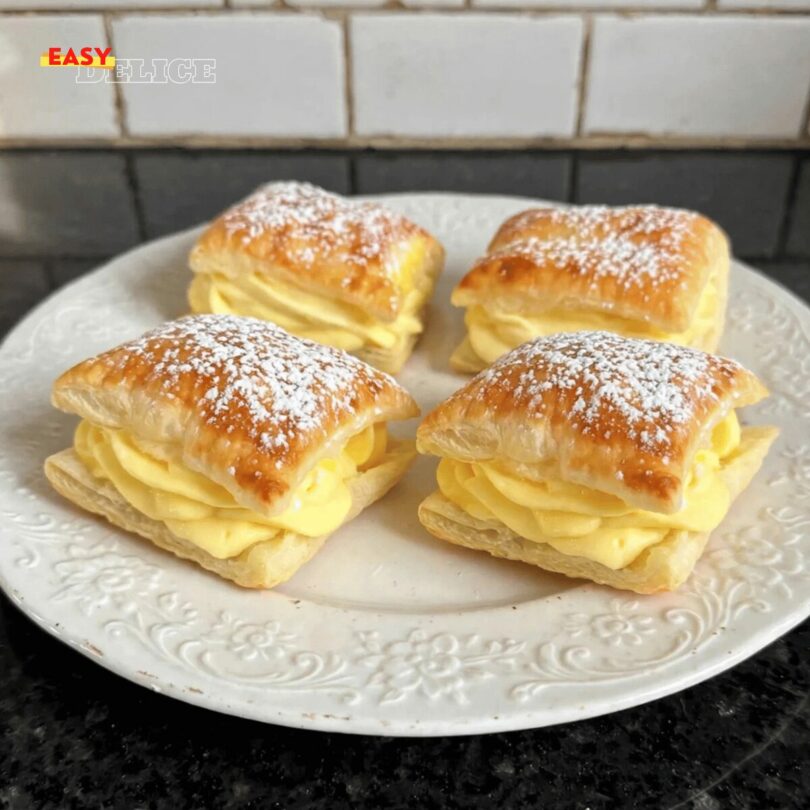 Feuilletés Gourmands à la Crème Pâtissière