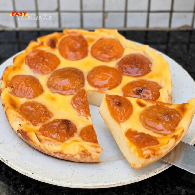 Flan Crémeux aux Abricots Caramélisés