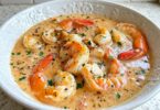 Crevettes à la Crème Ail & Parmesan