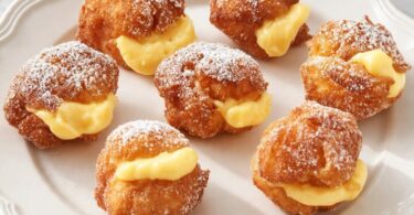 Beignets légers à la crème d’orange