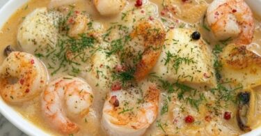 Cassolette de fruits de mer
