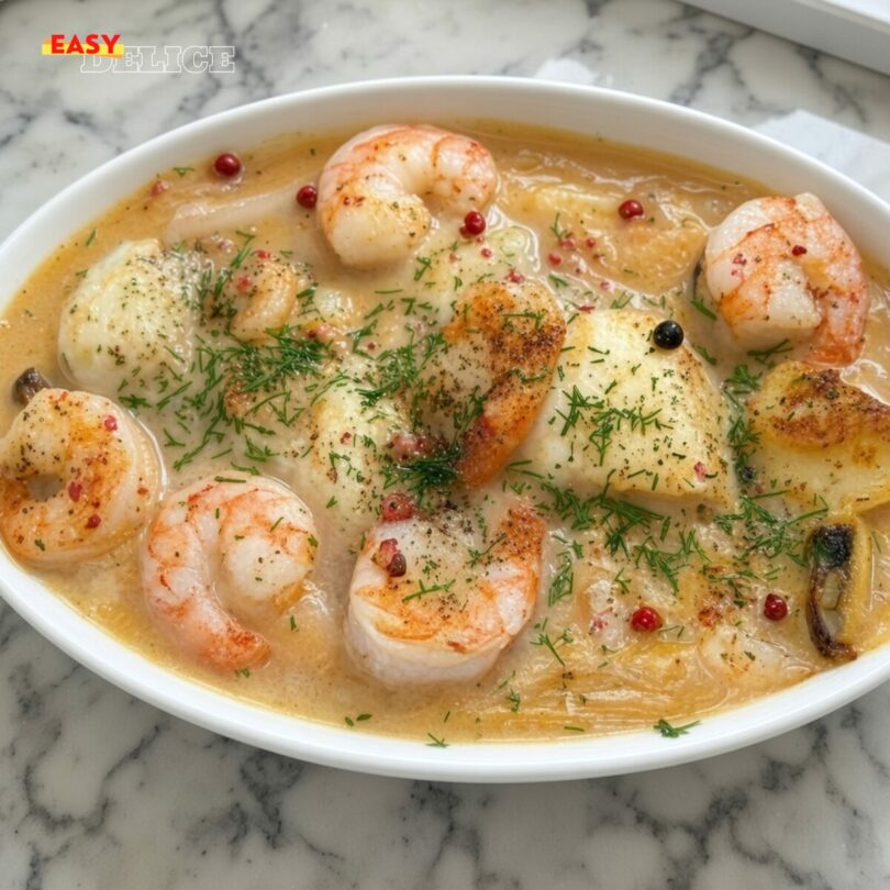 Cassolette de fruits de mer