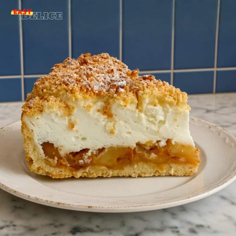 Tarte aux Pommes à la Crème Soufflée