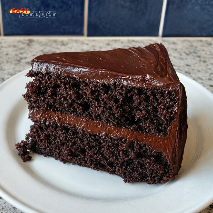 Gâteau au Chocolat en Couronne Fourré à la Ganache