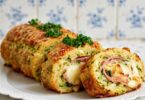 Roulé de Pommes de Terre et Courgettes au Jambon et Fromage