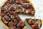 Tatin d’Aubergines aux Tomates Séchées, à l’Ail & au Romarin