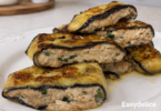 Rouleaux d’Aubergines Farcis à la Viande Hachée