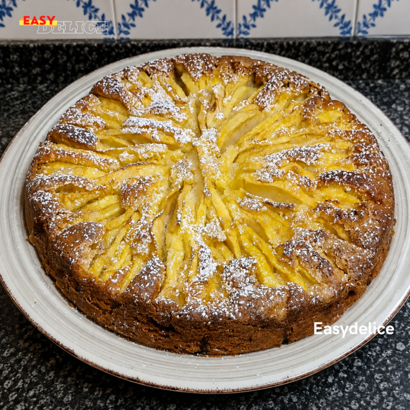 Gâteau Moelleux aux Pommes à la Française