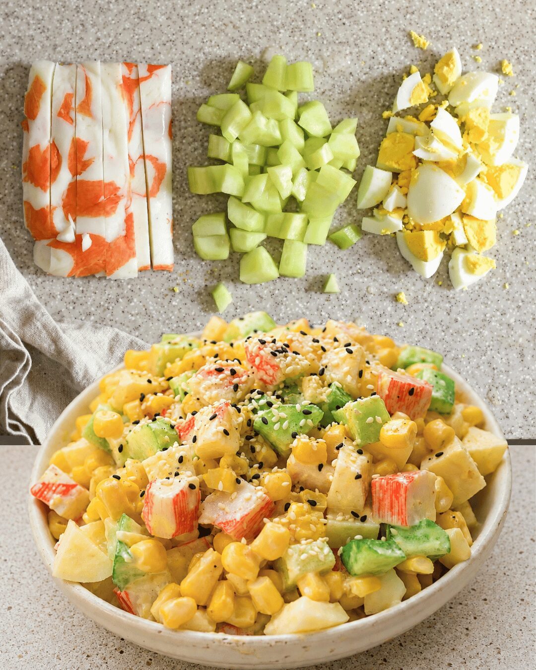 Salade de Surimi Crémeuse