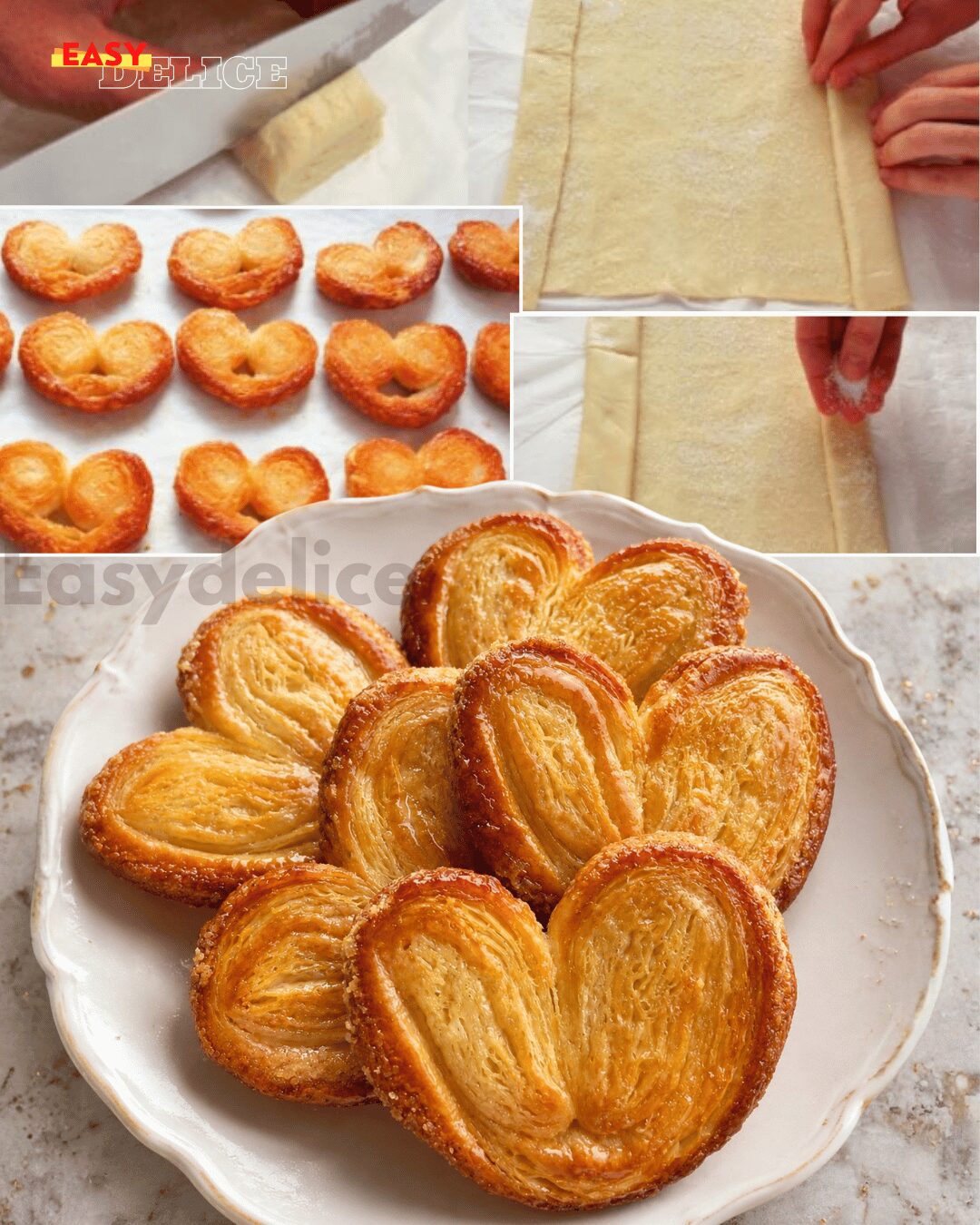 Palmiers Feuilletés Caramélisés