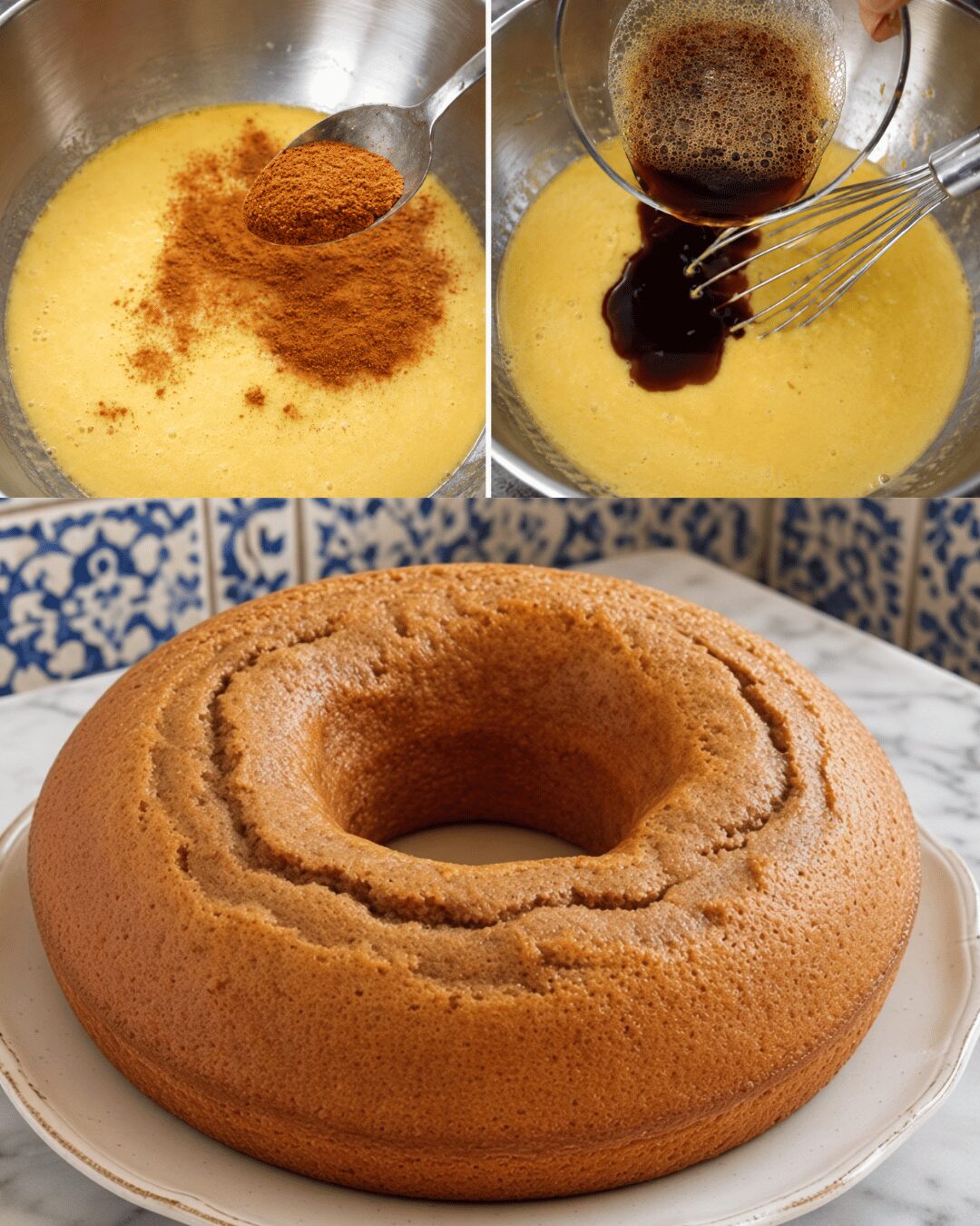Gâteau au café et à la cannelle
