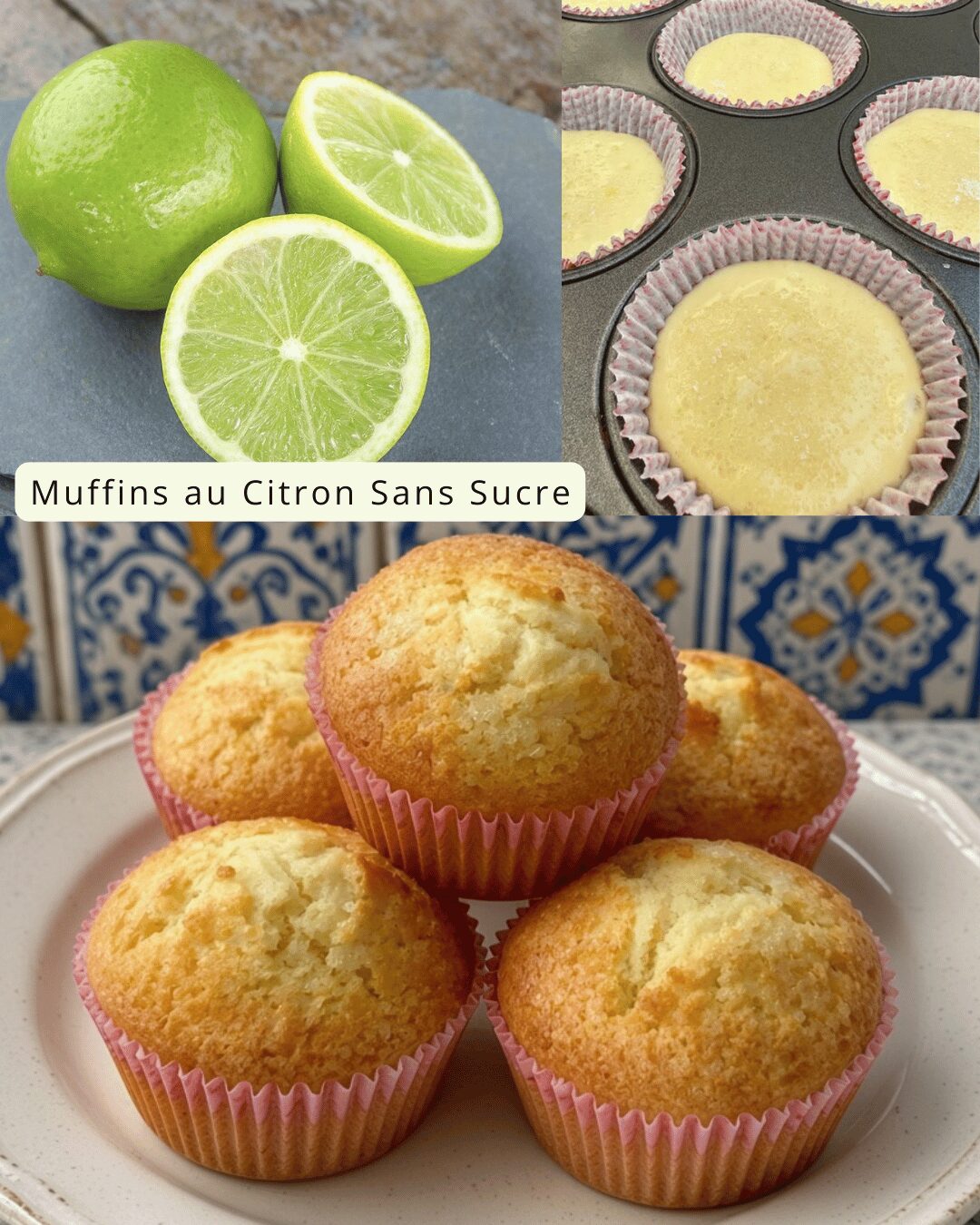  Muffins au citron vert