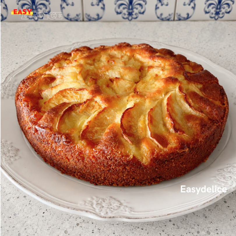 Gâteau Normand aux Pommes et à la Vanille 🍎