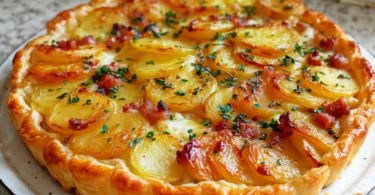 Quiche aux Pommes de Terre & aux Lardons