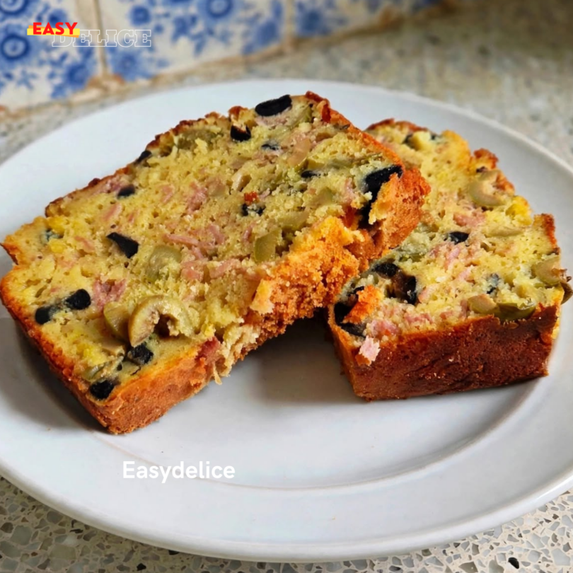 Cake aux Olives & au Jambon