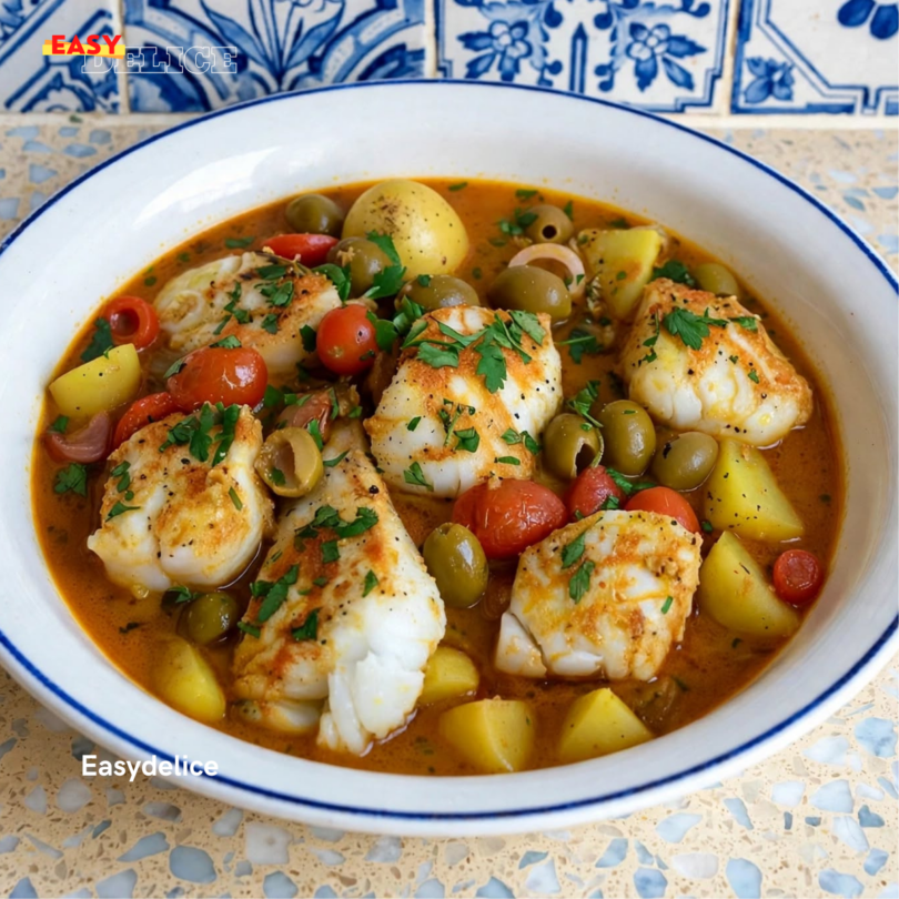 Tajine Parfumé à la Lotte, Safran & Curry
