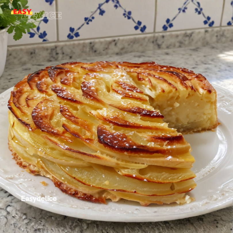 Gâteau Invisible aux Pommes