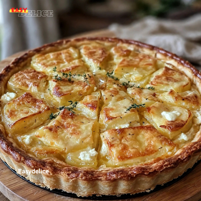 Tarte aux Oignons, Fromage de Chèvre
