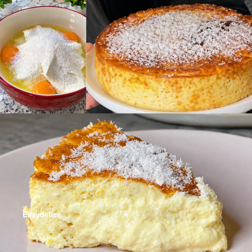 Gâteau Crémeux à la Noix de Coco